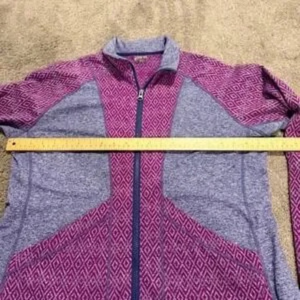 Marmot Pink and Gray Patterned Full-Zip Jacket - Picture 3 of 9